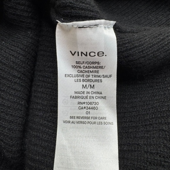 Vince Ribbed Cashmere Sweater - Picture 7 of 11